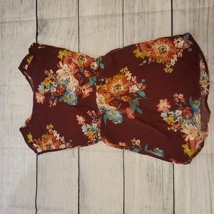 Gap Fall Floral Dress Girls SZ Small 6/7